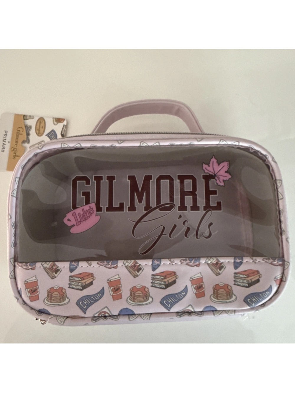 Gilmore Girls Pink Clear Cosmetic Bag
